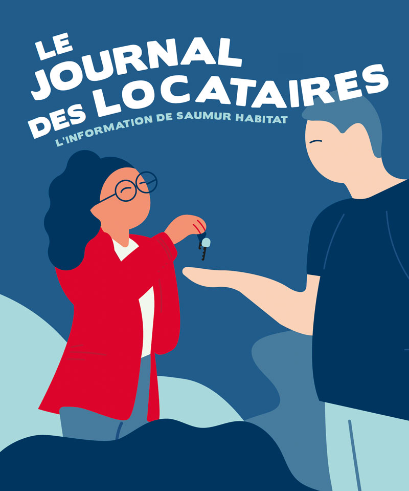 Couverture du Journal des locataires de Saumur Habitat.