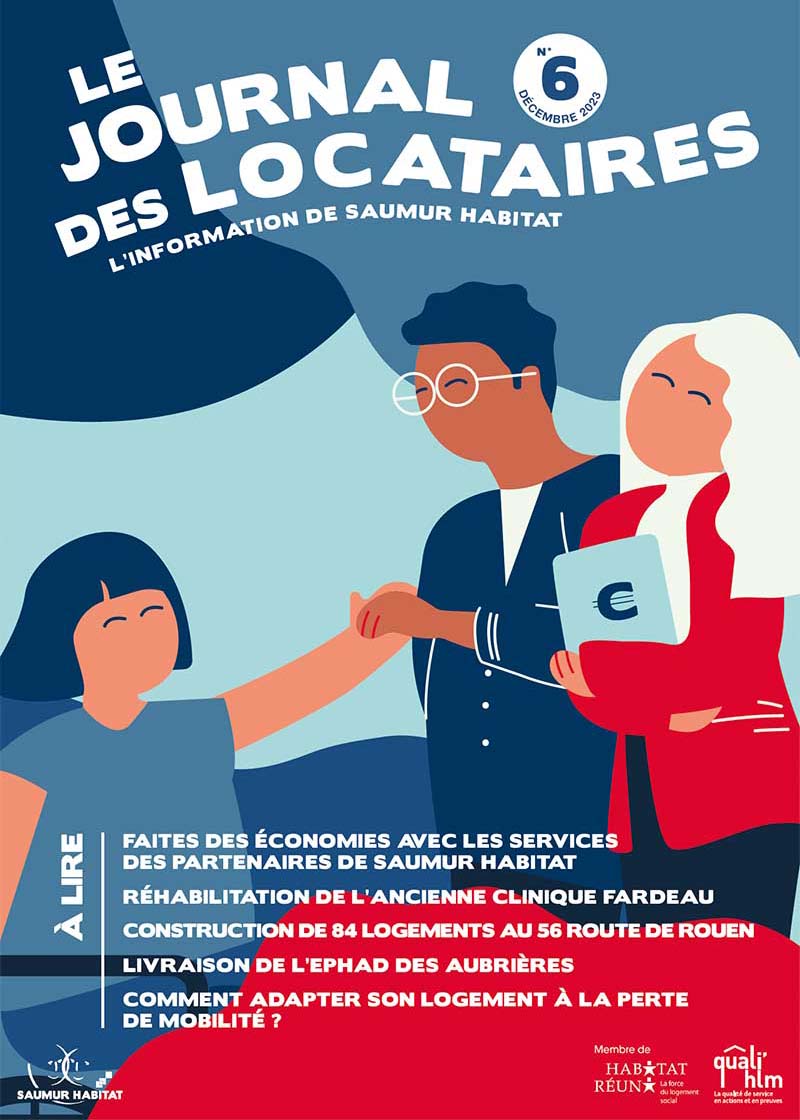 Couverture du N°6 du Journal des locataires de Saumur Habitat