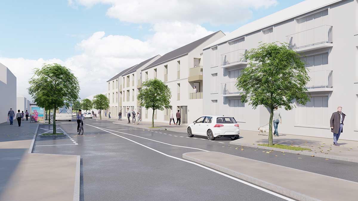 Projet immobilier au 56 rue de Rouen à Saumur